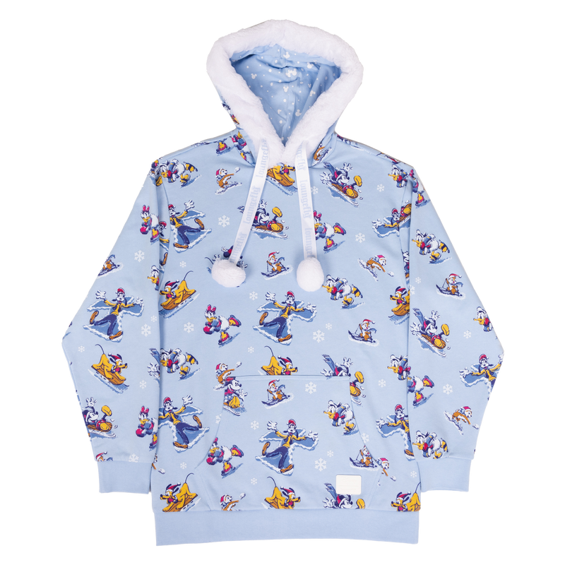 MICKEY AND FRIENDS WINTER WONDERLAND HOODED SWEATSHIRT - DISNEY