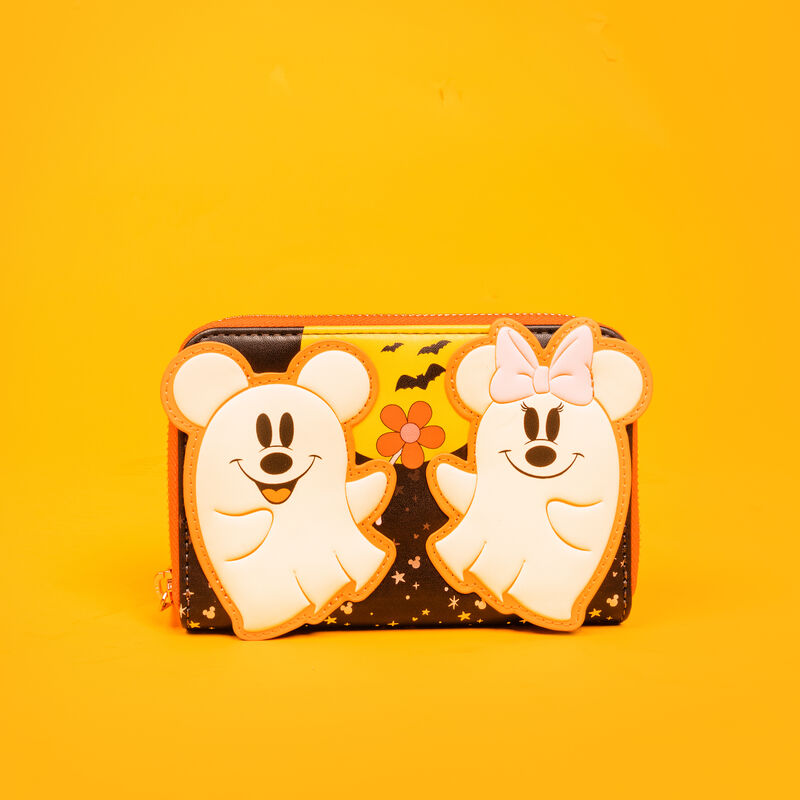 MICKEY AND FRIENDS HALLOWEEN FLOWERS WALLET