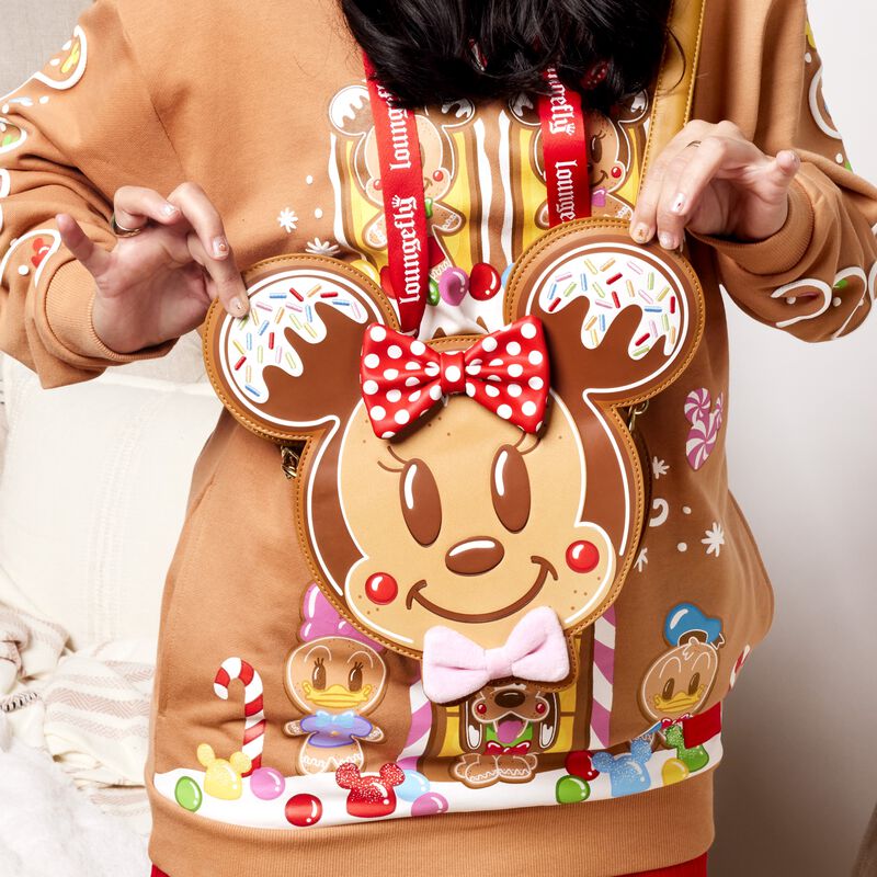 MICKEY AND MINNIE GINGERBREAD COOKIE CROSSBODY - DISNEY