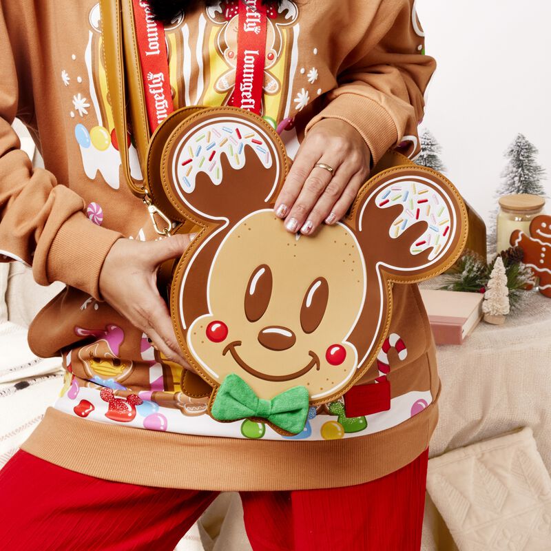 MICKEY AND MINNIE GINGERBREAD COOKIE CROSSBODY - DISNEY