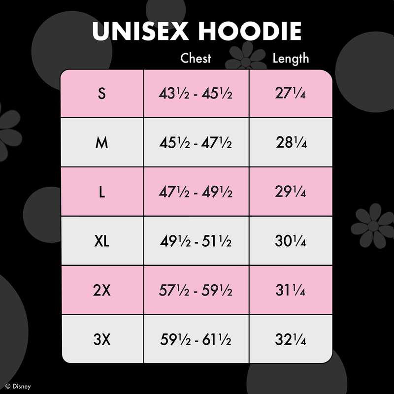 MINNIE ROCKS THE DOTS FLORAL UNISEX HOODIE