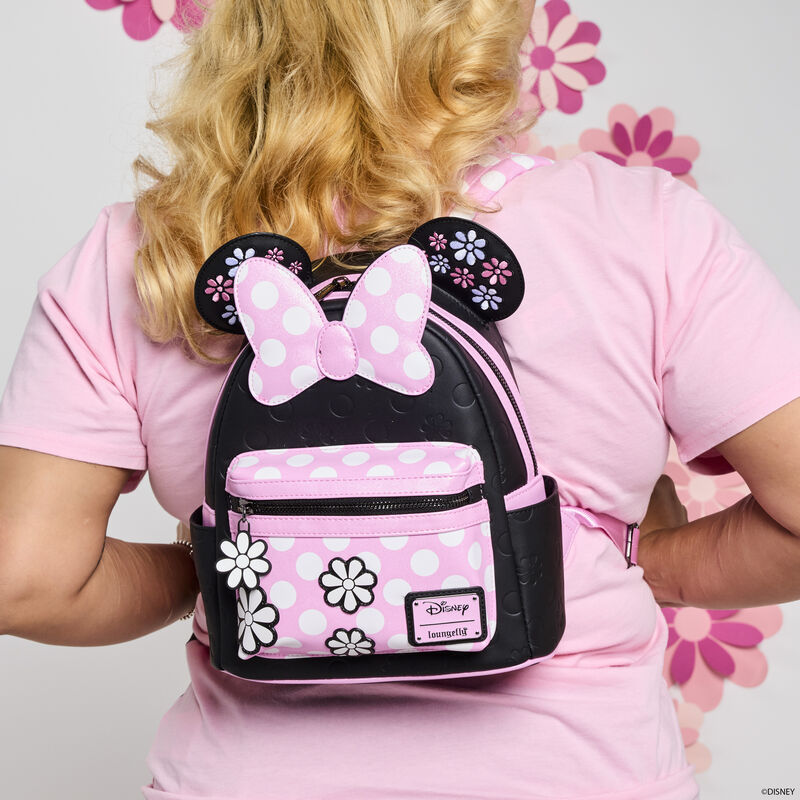 MINNIE FLORAL ROCK THE DOTS MINI BACKPACK - DISNEY