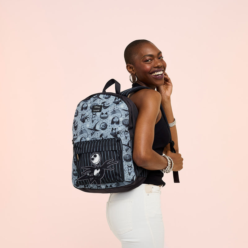 THE NIGHTMARE BEFORE CHRISTMAS NYLON FULL SIZE BACKPACK - DISNEY