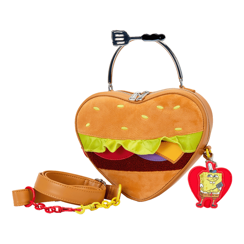 KRABBY PATTY PLUSH CROSSBODY BAG - SPONGEBOB SQUAREPANTS