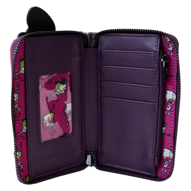 INVADER ZIM SECRET LAIR ZIP AROUND WALLET - NICKELODEON