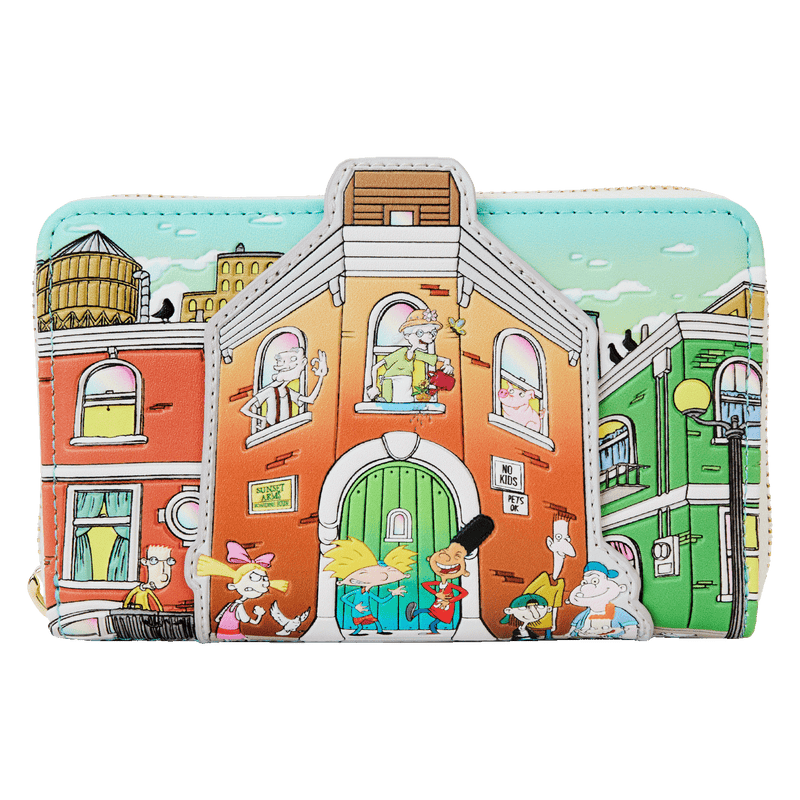 HEY ARNOLD ZIP AROUND WALLET - NICKELODEON