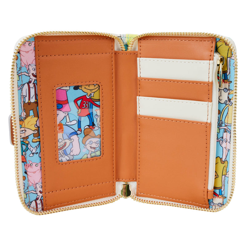 HEY ARNOLD ZIP AROUND WALLET - NICKELODEON