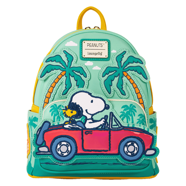 スヌーピー リーメント　SNOOPY’S Holiday Trip Snoopy Road Trip Mini Backpack - Peanuts