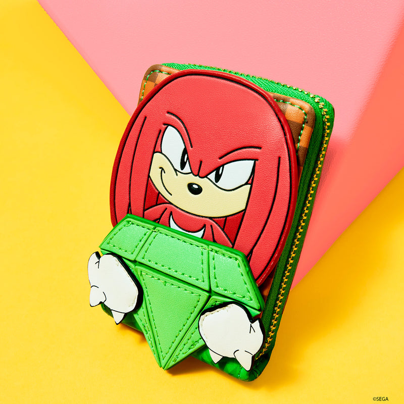 KNUCKLES EMERALD ACCORDION WALLET - SEGA