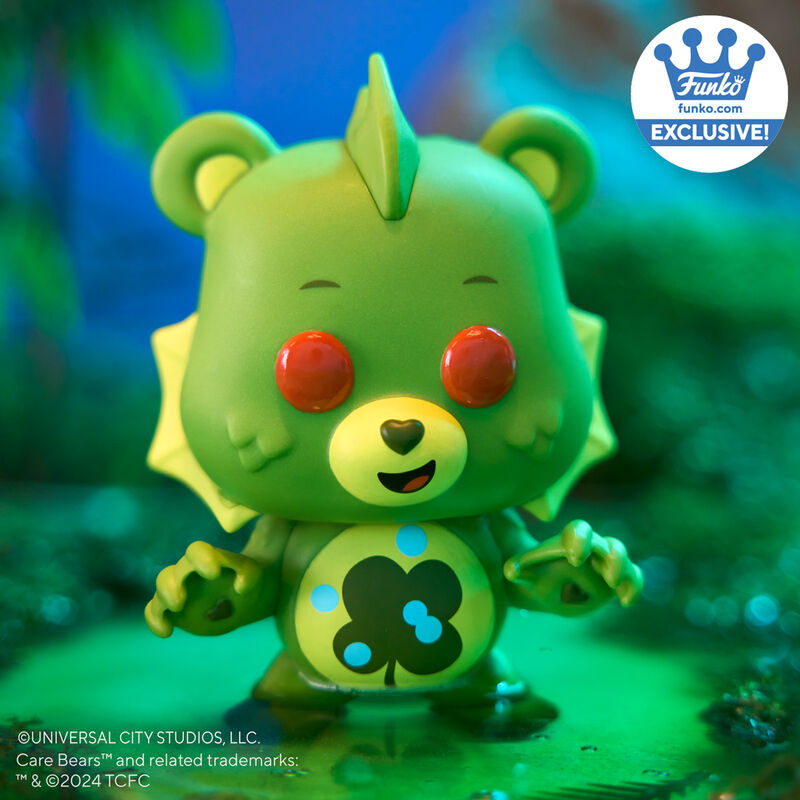 GOOD LUCK BEAR AS GILL-MAN - CARE BEARS X UNIVERSAL MONSTERS