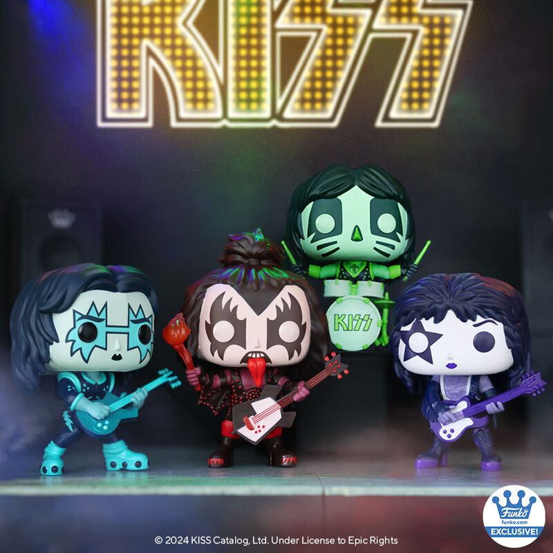 KISS (COLOUR SPOTLIGHT) POP! 4-PACK