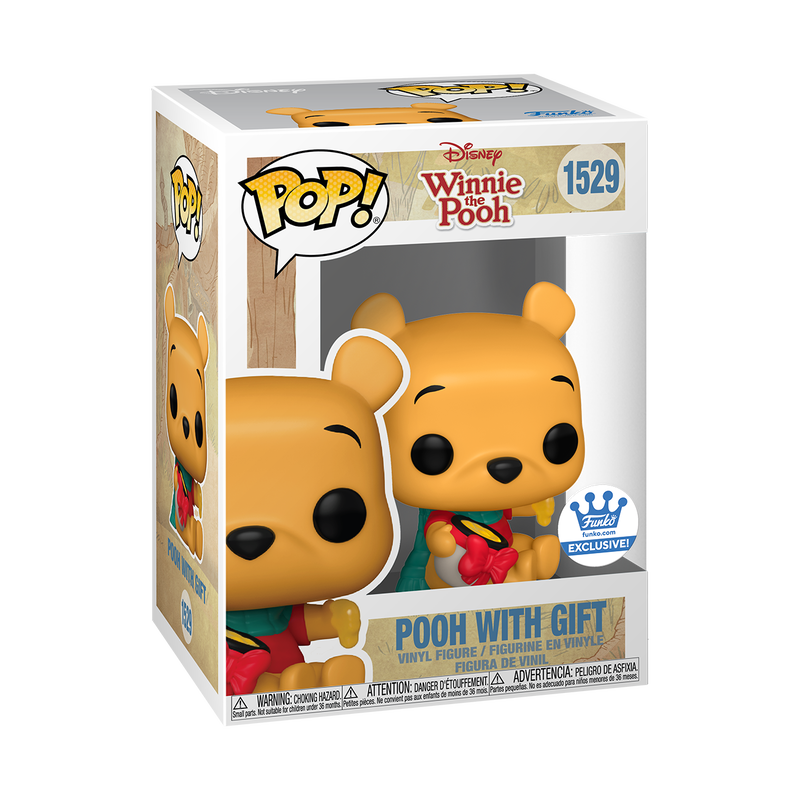 POOH WITH GIFT - WINNIE THE POOH