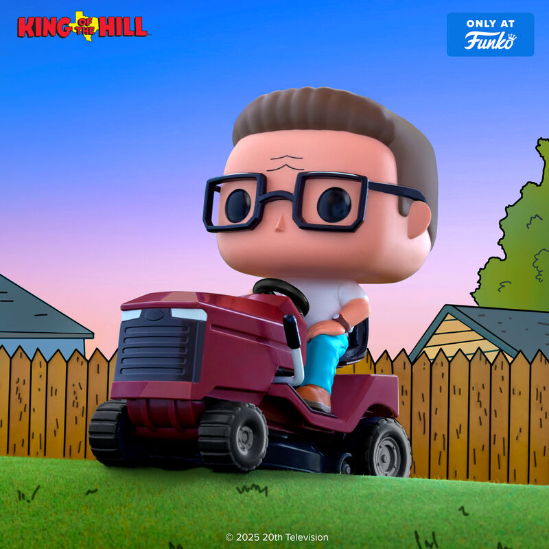 HANK ON LAWN MOWER - KING OF THE HILL