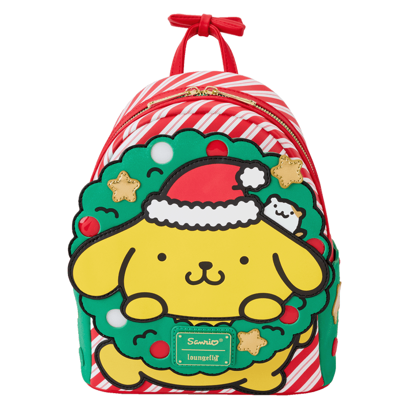 POMPOMPURIN HOLIDAY WREATH MINI BACKPACK - SANRIO