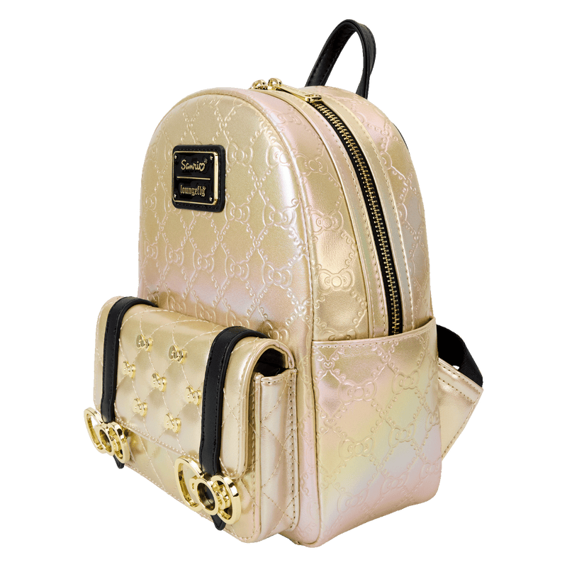 50TH ANNIVERSARY METALLIC GOLD MINI BACKPACK - HELLO KITTY