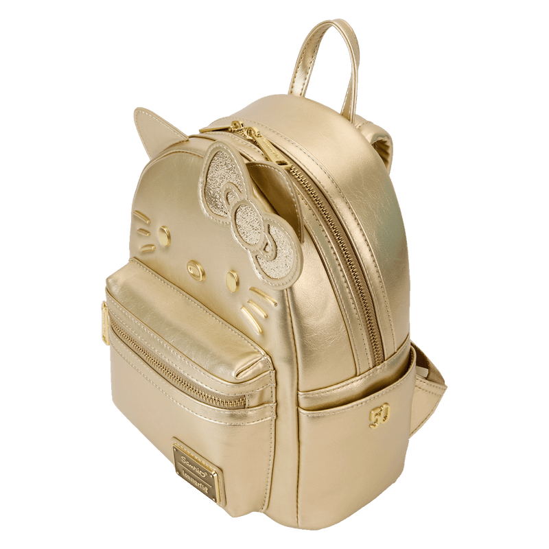 HELLO KITTY 50TH ANNIVERSARY GOLD MINI BACKPACK - SANRIO