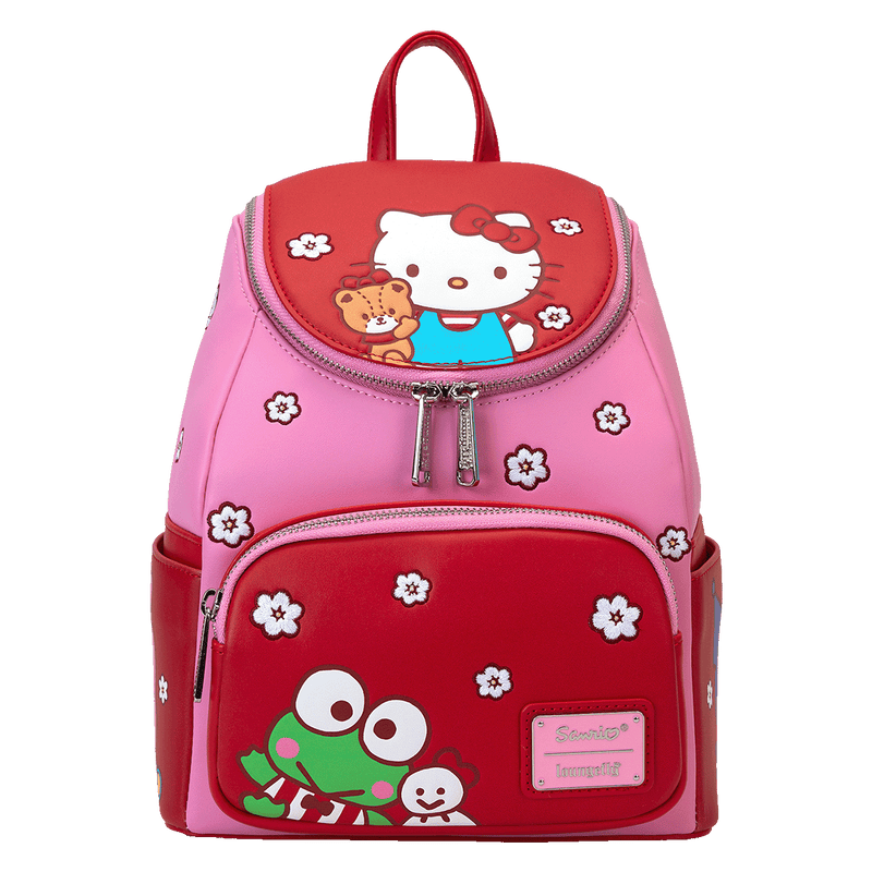 HELLO KITTY & FRIENDS RED AND PINK MINI BACKPACK - SANRIO