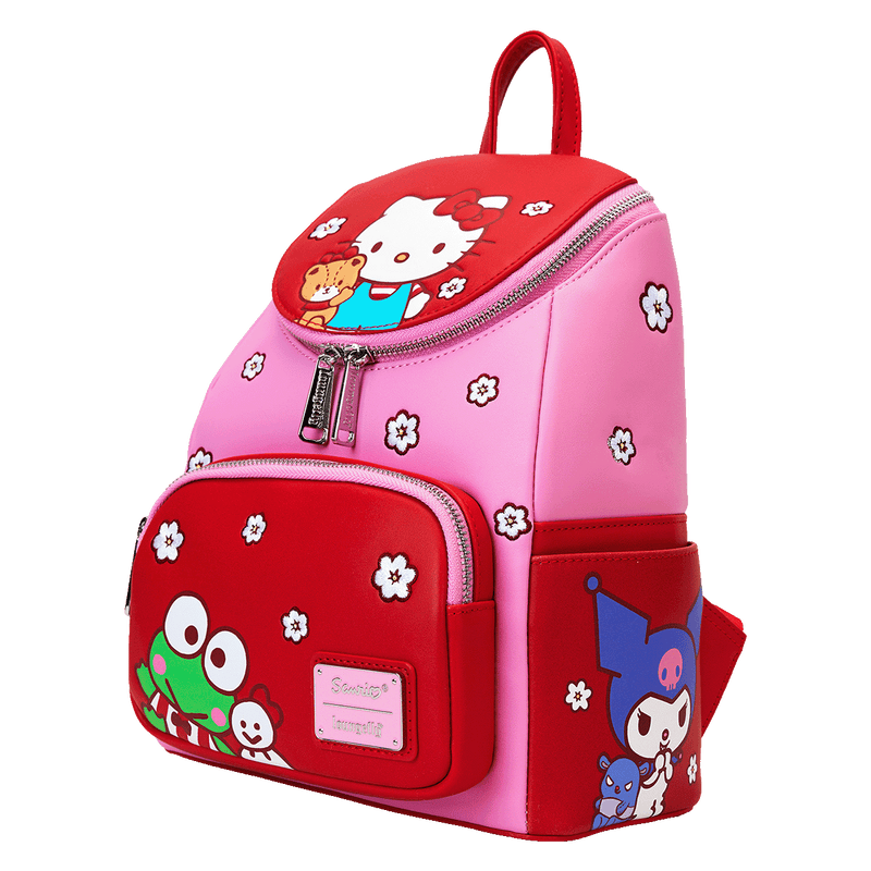 HELLO KITTY & FRIENDS RED AND PINK MINI BACKPACK - SANRIO