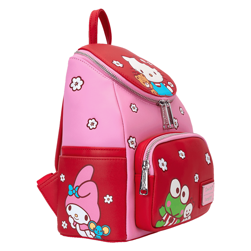 HELLO KITTY & FRIENDS RED AND PINK MINI BACKPACK - SANRIO