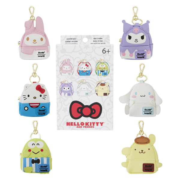 Hello Kitty 50th Anniversary Mystery Box Backpack Keychains