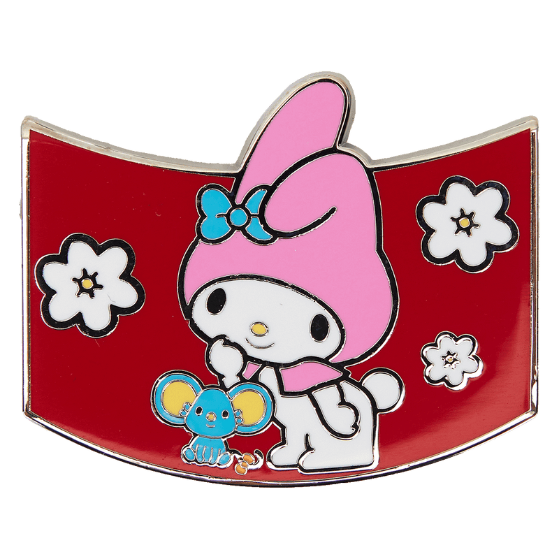 SANRIO AND FRIENDS COLOUR BLOCK BLIND BOX PIN