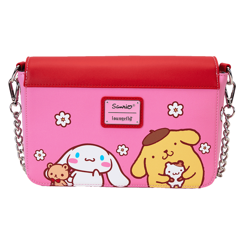 HELLO KITTY AND FRIENDS RED AND PINK CROSSBODY BAG - SANRIO