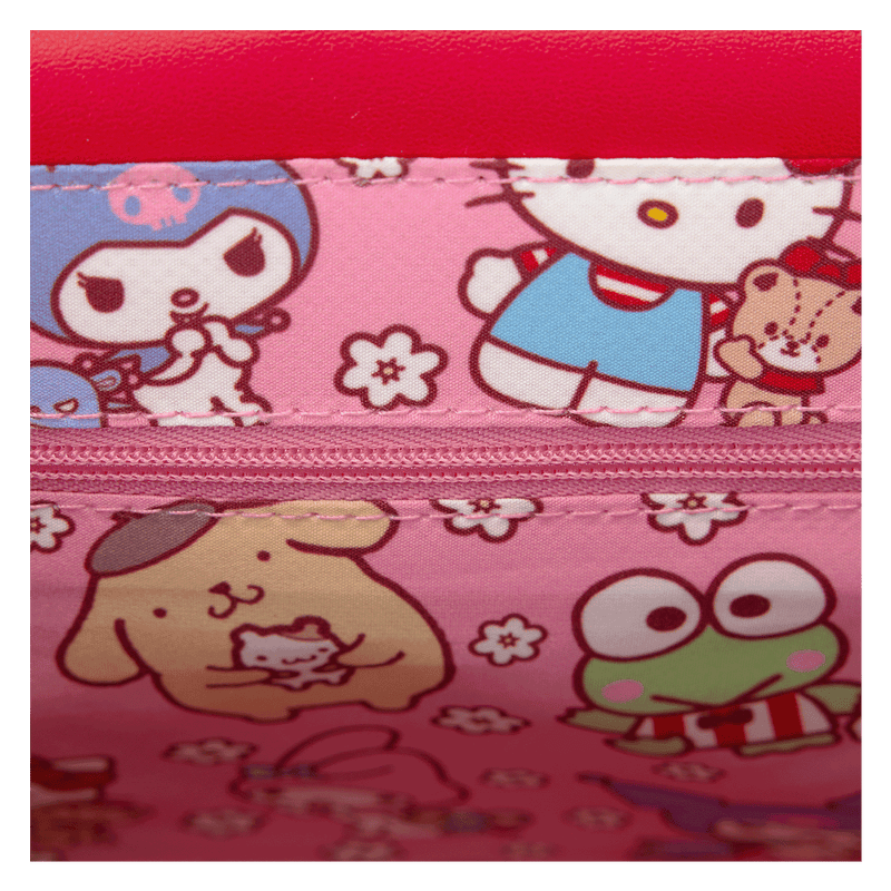 HELLO KITTY AND FRIENDS RED AND PINK CROSSBODY BAG - SANRIO