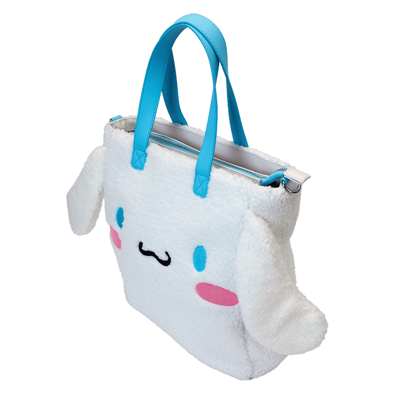 CINNAMOROLL SHERPA TOTE BAG WITH COIN BAG - SANRIO