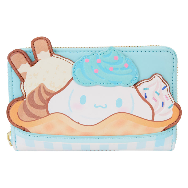 CINNAMOROLL ICE CREAM ZIP AROUND WALLET - SANRIO