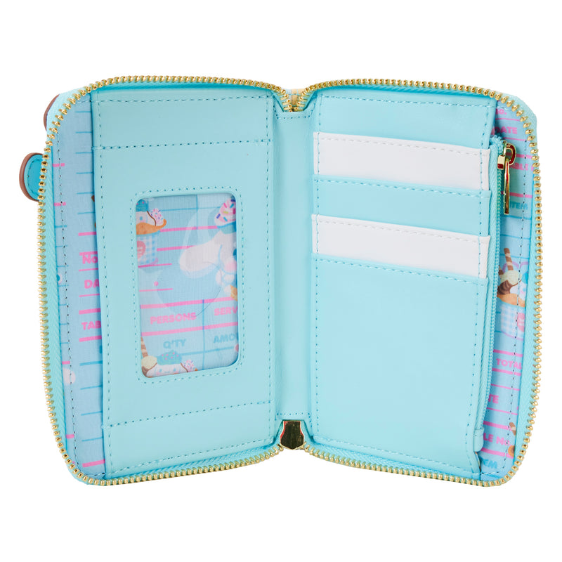 CINNAMOROLL ICE CREAM ZIP AROUND WALLET - SANRIO