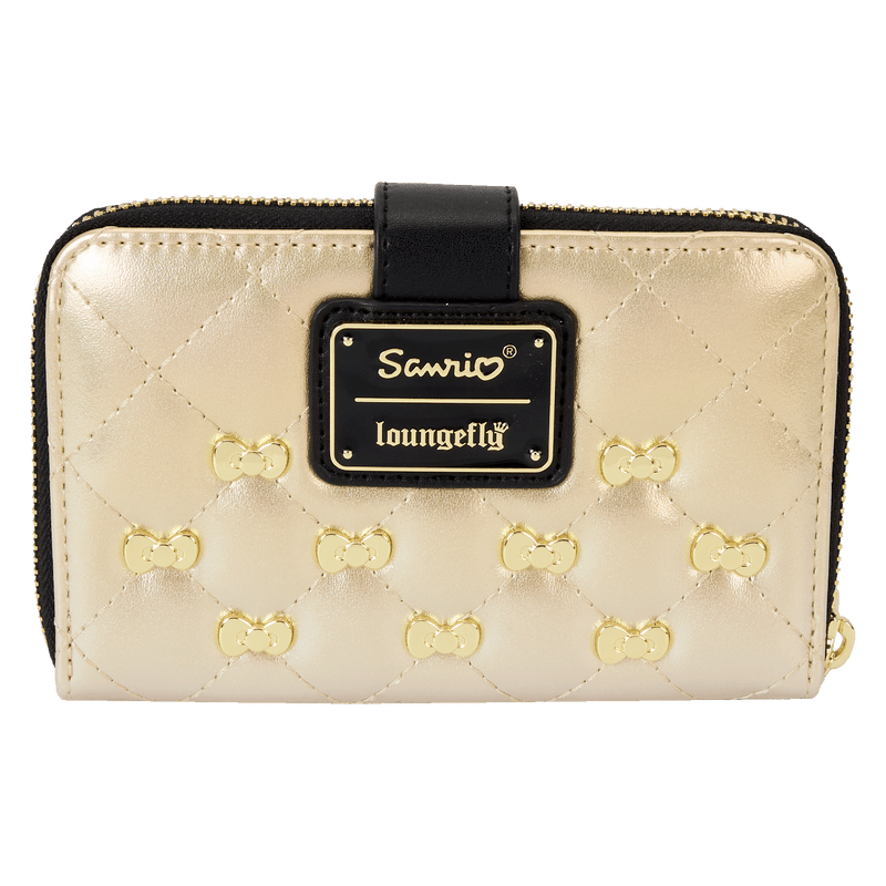 SANRIO 50TH ANNIVERSARY GOLD ZIP AROUND WALLET