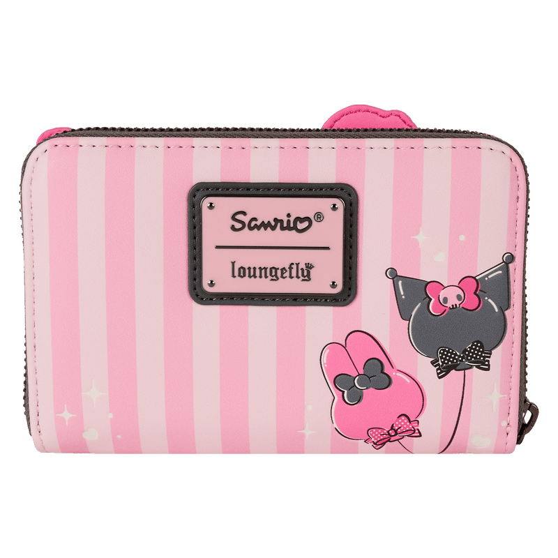 MY MELODY AND KUROMI ZIP AROUND WALLET - SANRIO