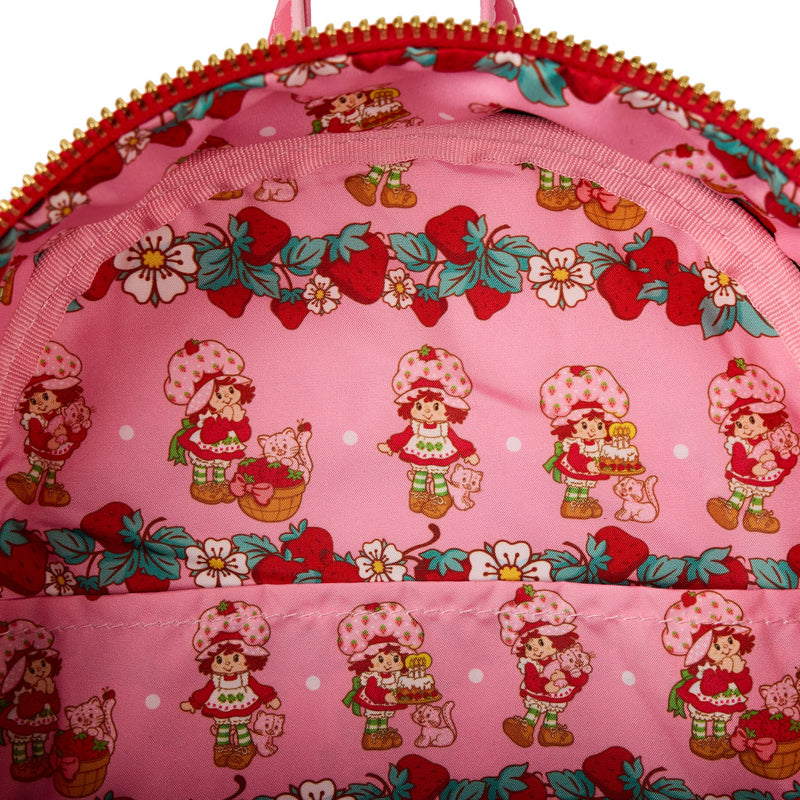STRAWBERRY SHORTCAKE FAUX DENIM MINI BACKPACK