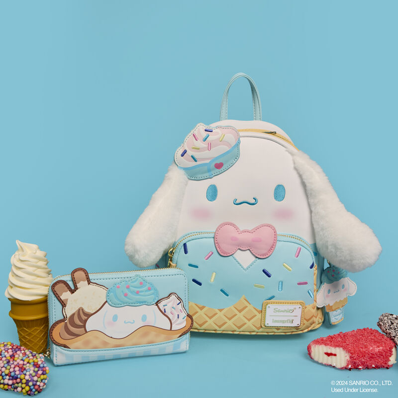 CINNAMOROLL ICE CREAM ZIP AROUND WALLET - SANRIO