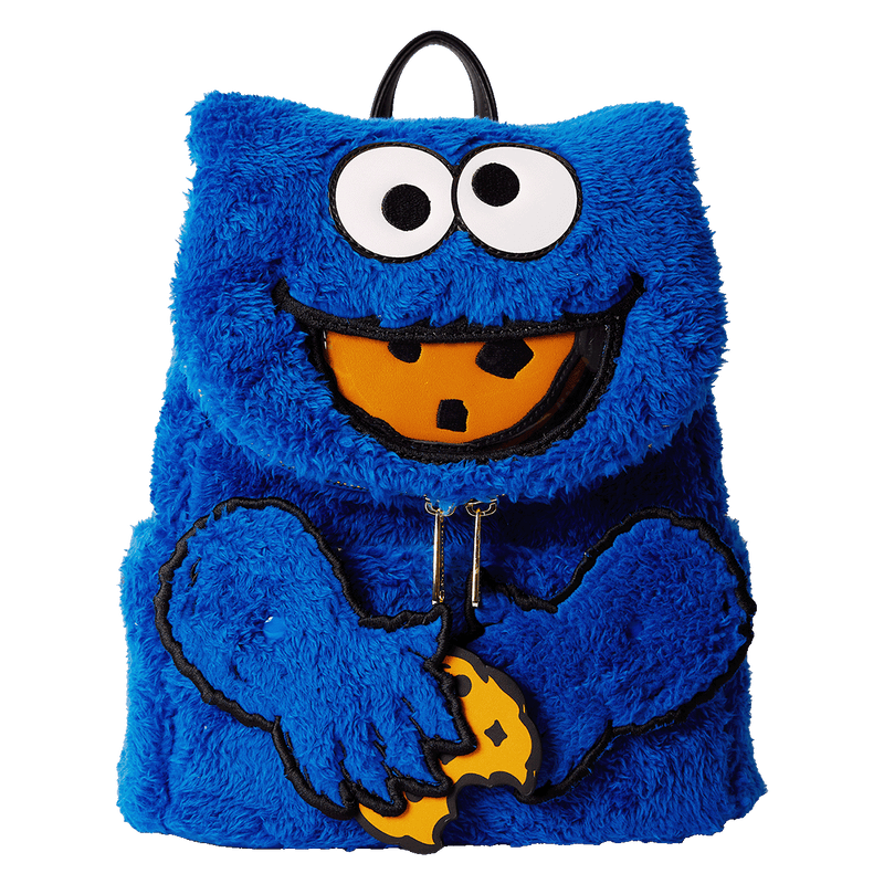 COOKIE MONSTER PLUSH MINI BACKPACK - SESAME STREET