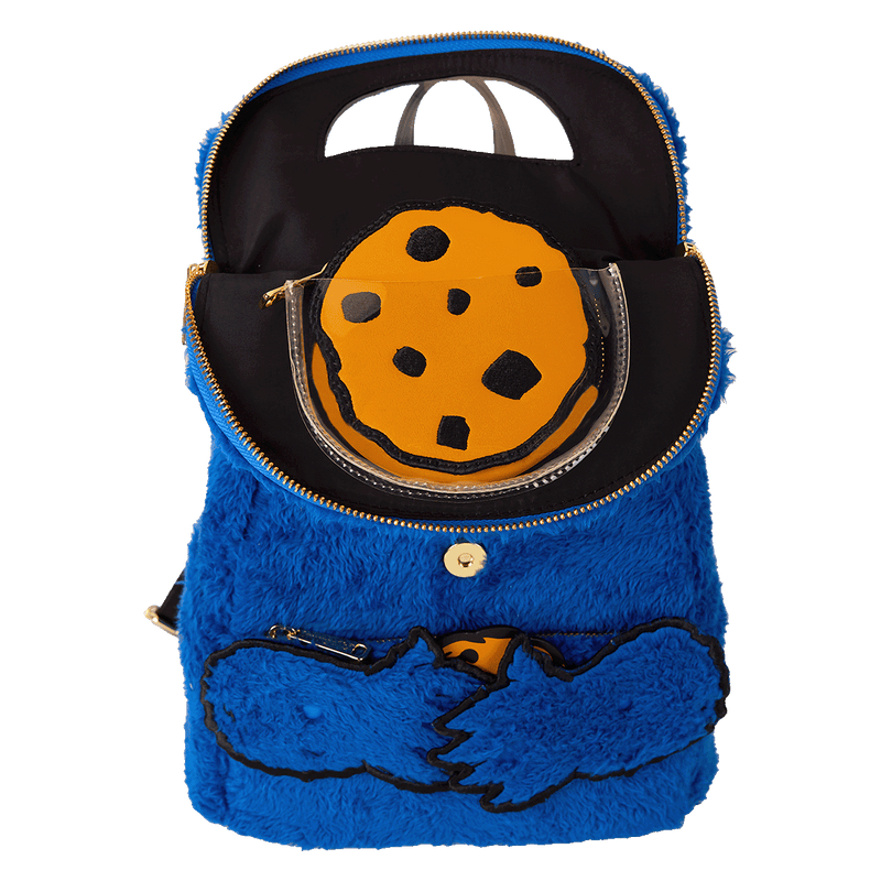 COOKIE MONSTER PLUSH MINI BACKPACK - SESAME STREET