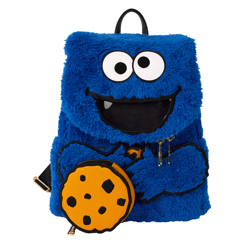 COOKIE MONSTER PLUSH MINI BACKPACK - SESAME STREET