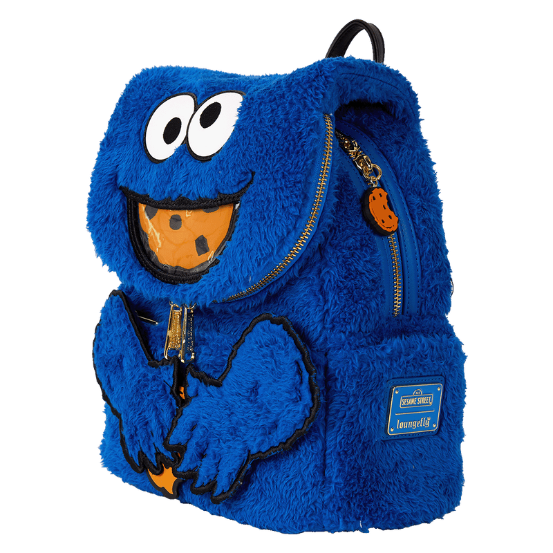 COOKIE MONSTER PLUSH MINI BACKPACK - SESAME STREET