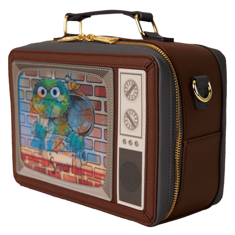 SESAME STREET LENTICULAR RETRO TV CROSSBODY BAG