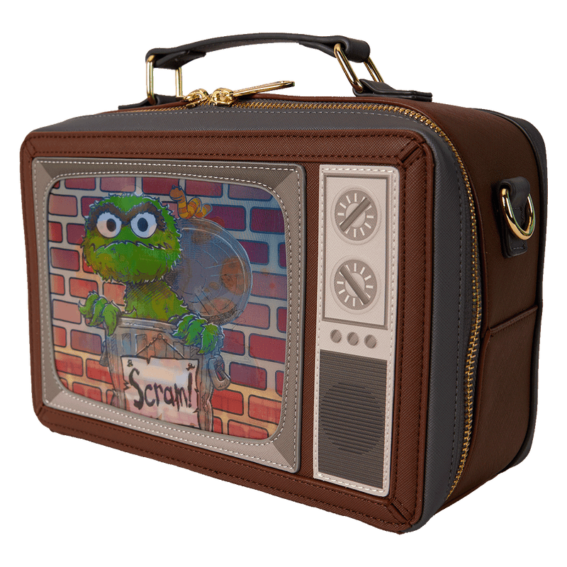 SESAME STREET LENTICULAR RETRO TV CROSSBODY BAG