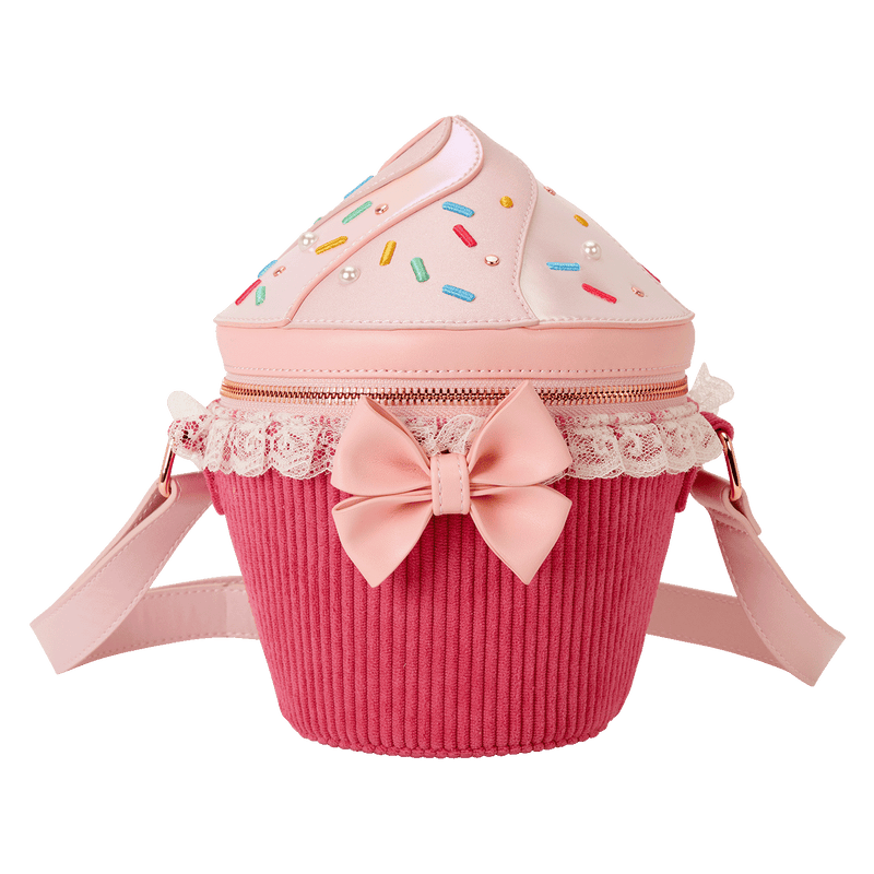 LOUNGEFLY FIGURAL CUPCAKE CROSSBODY BAG