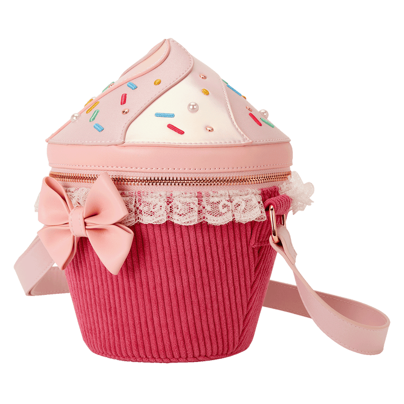 LOUNGEFLY FIGURAL CUPCAKE CROSSBODY BAG