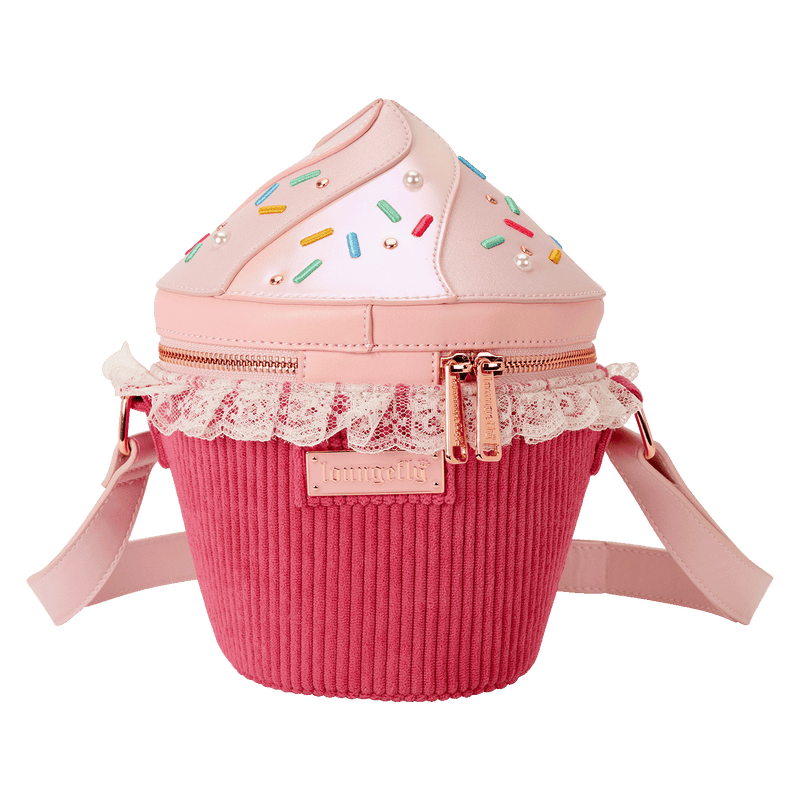LOUNGEFLY FIGURAL CUPCAKE CROSSBODY BAG