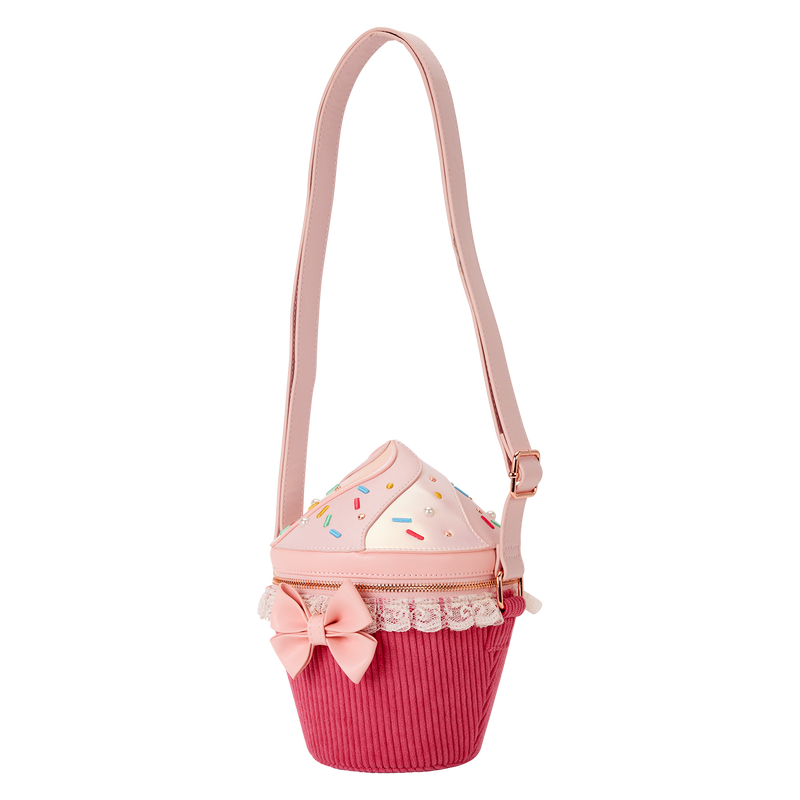 LOUNGEFLY FIGURAL CUPCAKE CROSSBODY BAG