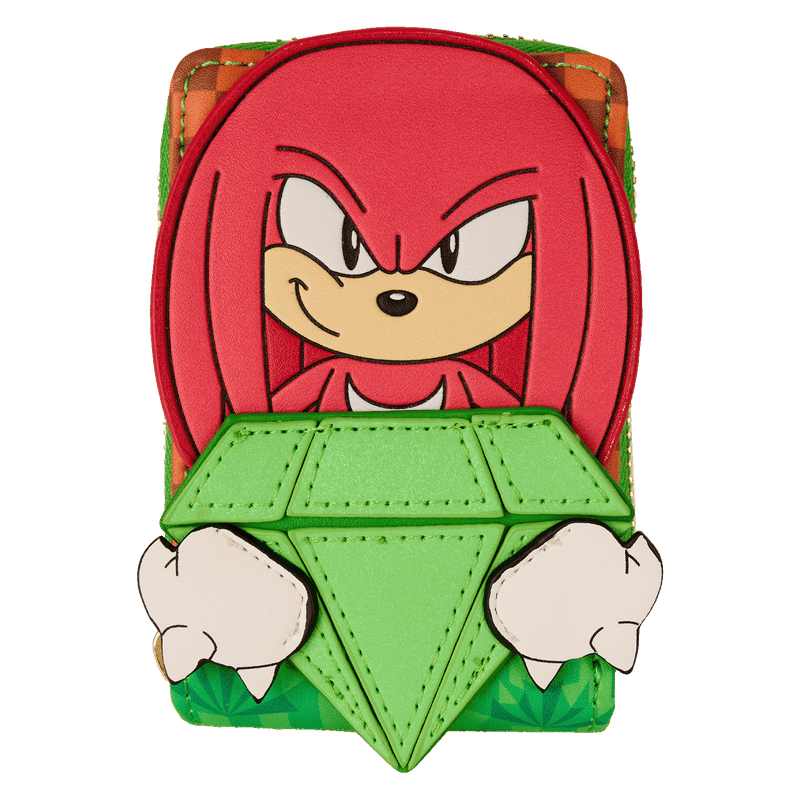 KNUCKLES EMERALD ACCORDION WALLET - SEGA