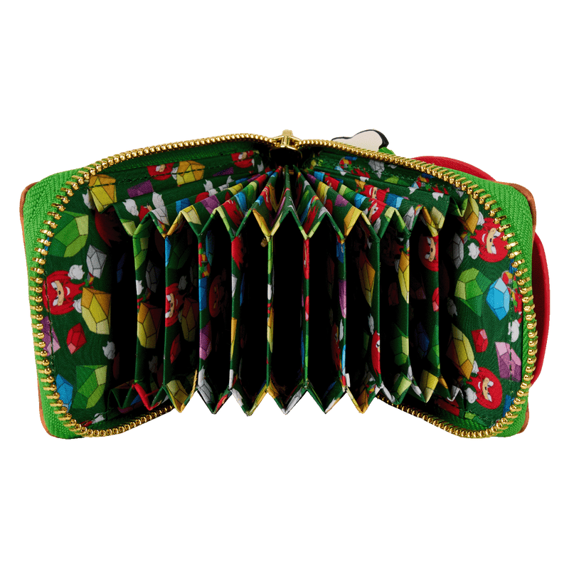 KNUCKLES EMERALD ACCORDION WALLET - SEGA