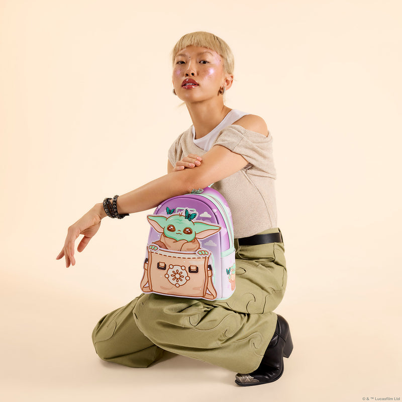 GROGU AND BUTTERFLIES MINI BACKPACK - STAR WARS