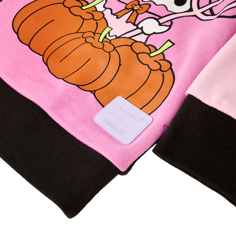 KUROMI AND MY MELODY HALLOWEEN HOODED SWEATSHIRT