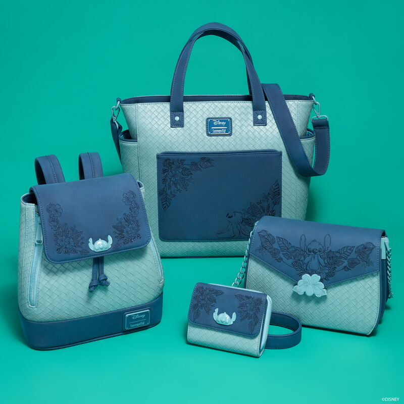 STITCH EMBROIDERED CONVERTIBLE TOTE BAG - LILO AND STITCH