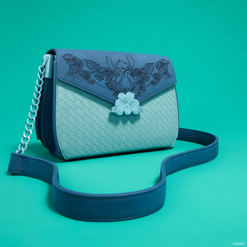 STITCH EMBROIDERED CROSSBODY BAG - LILO AND STITCH